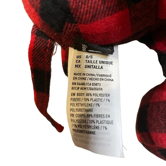 Disney Mickey Mouse X AE American Eagle Special Edition 12” Plush Doll Red Plaid - Picture 9 of 10